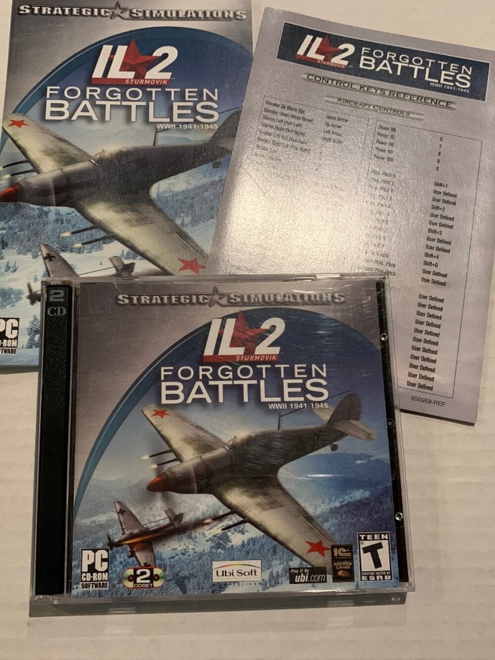 IL-2 Sturmovik Forgotten Battles WWII Strategic Simulations - PC CD-ROM Game
